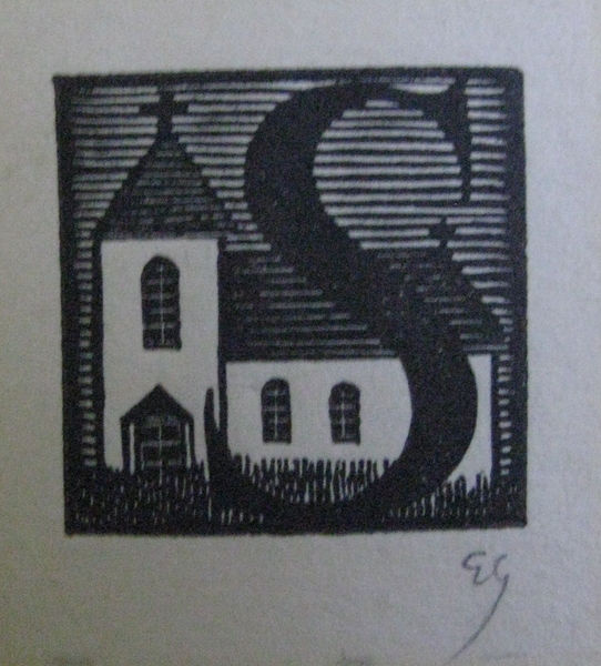 Initial S with Church